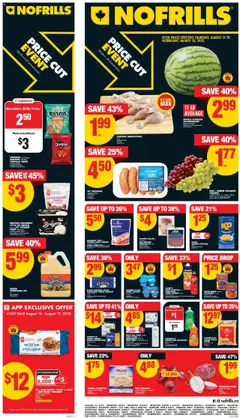 Preview of leaflet Weekly Flyer - ON from shop No Frills is valid from Aug 14, 2025