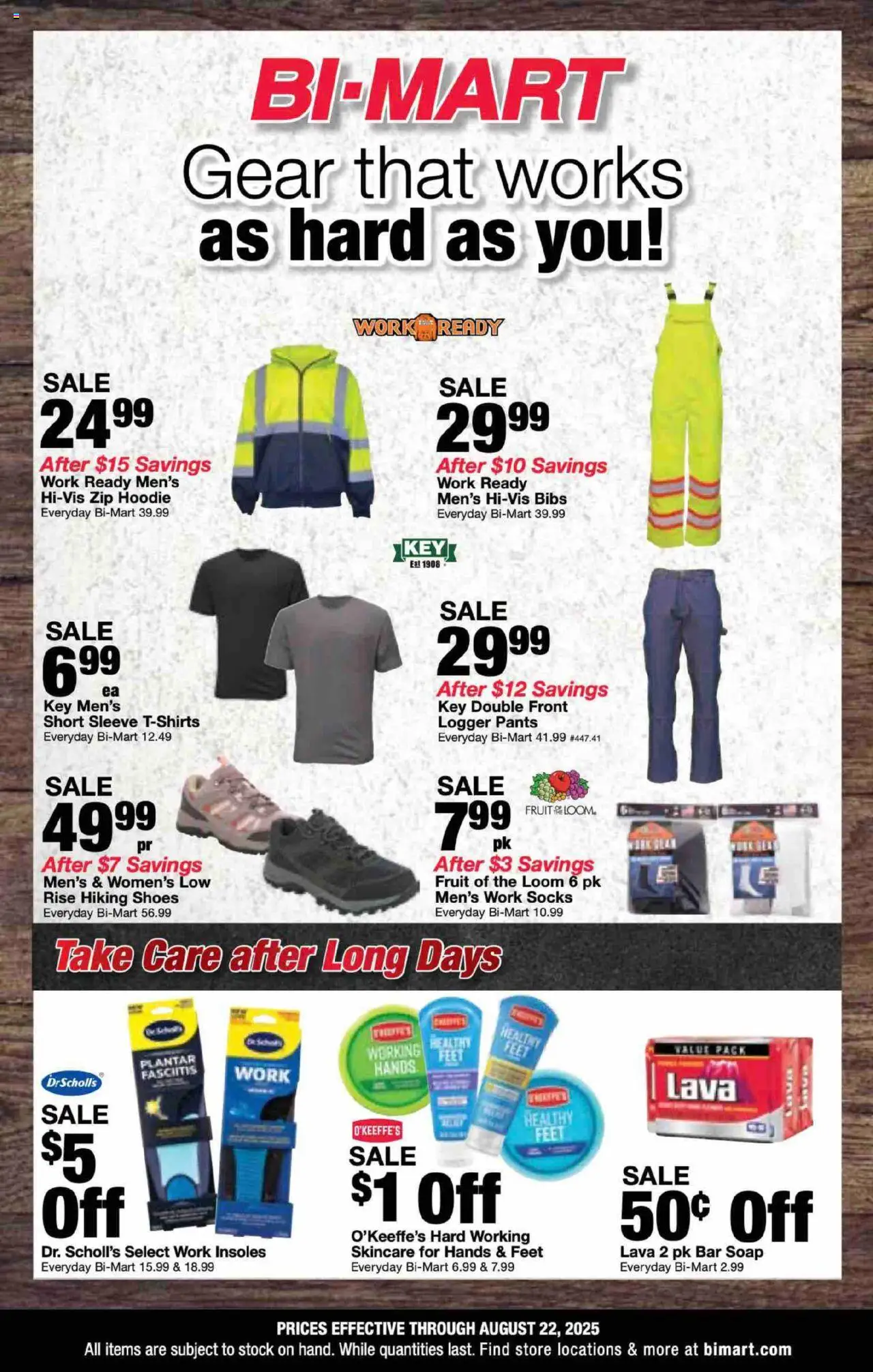 Bi-Mart Weekly Ad from 08/11/2025 - Flyer - Page number 1
