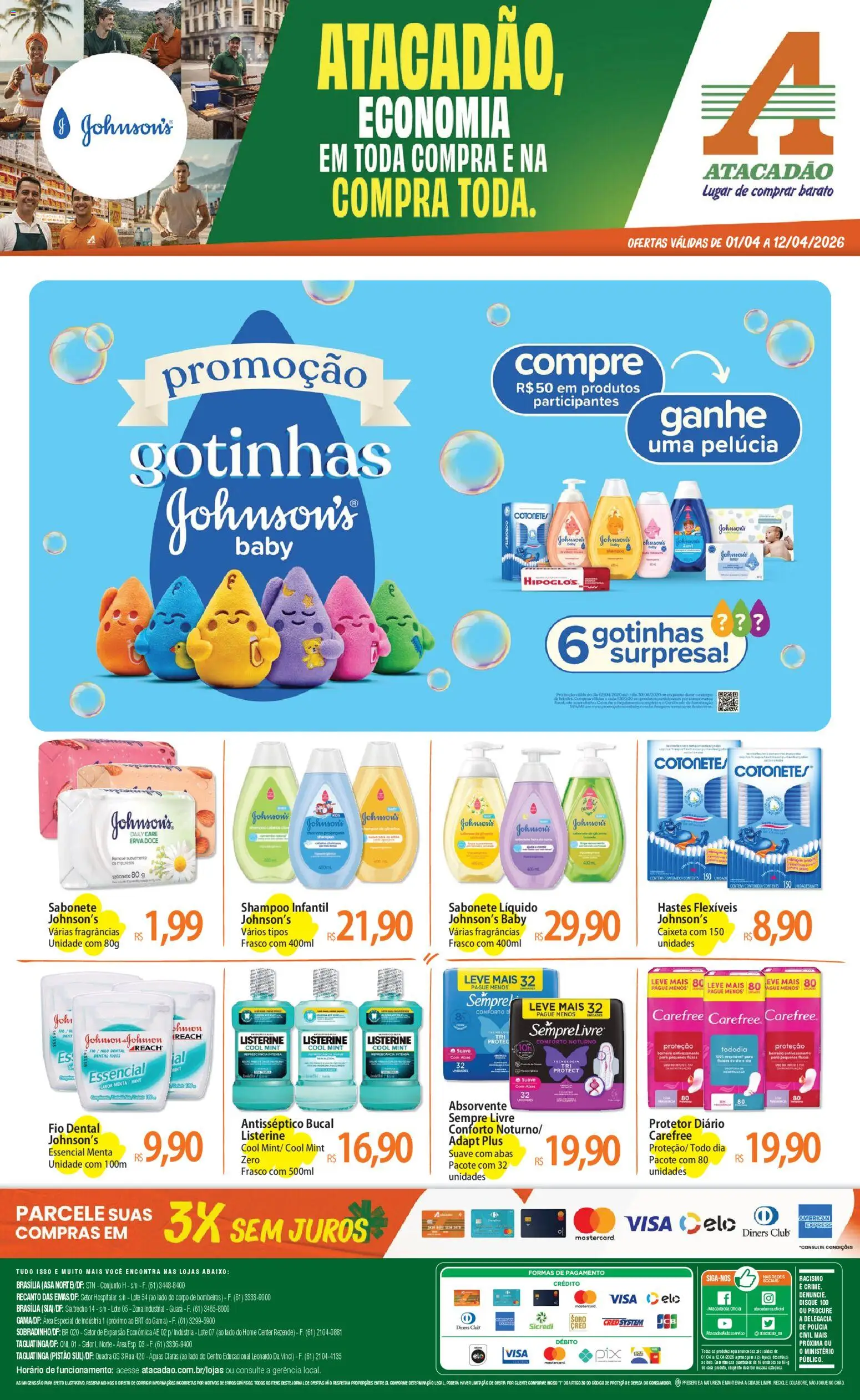 Pré-Visualização do folheto "Atacadão ofertas - DF" da loja Atacadão válido a partir de 01/04/2026