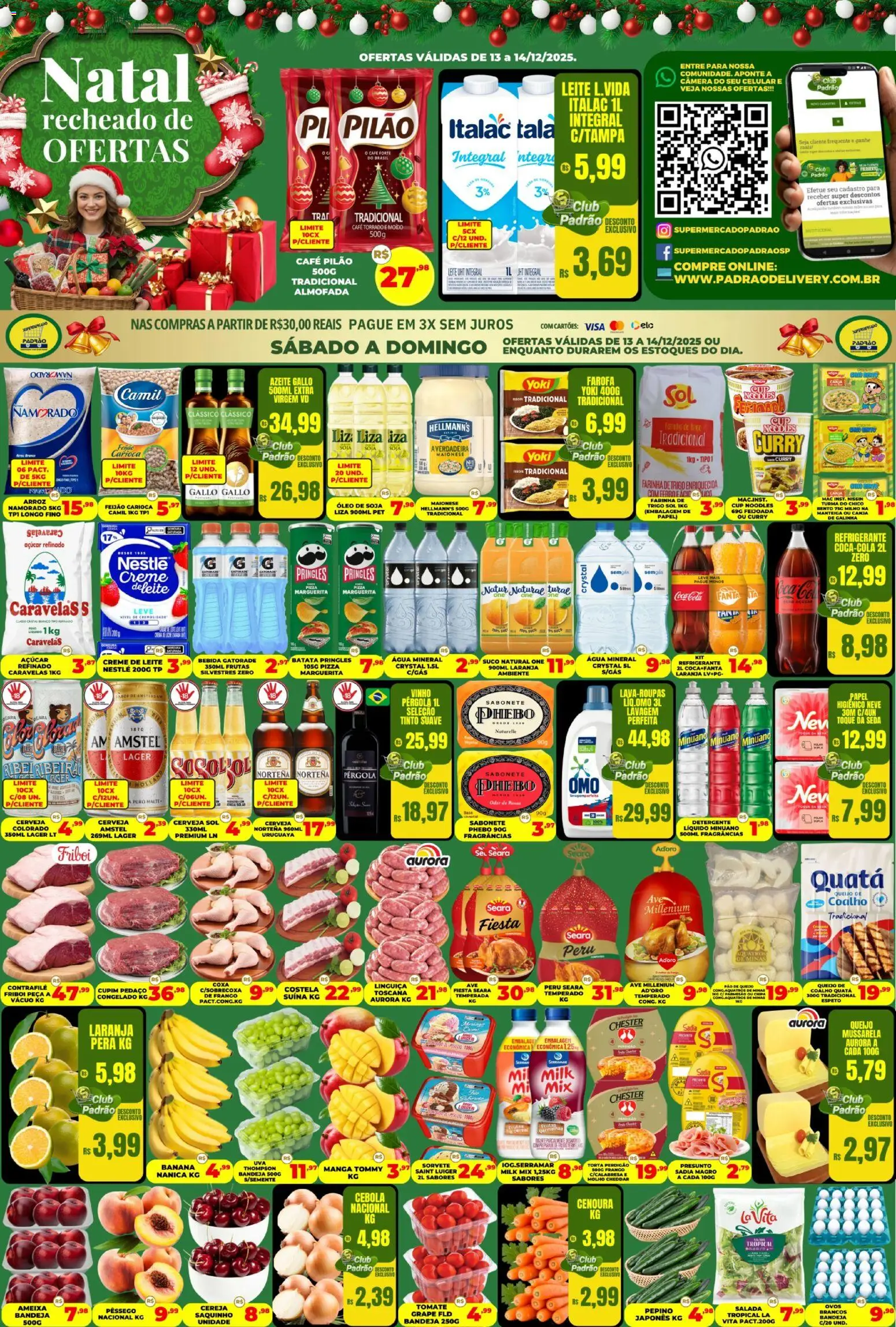 Pré-Visualização do folheto "Ofertas da semana" da loja Supermercado Padrão válido a partir de 13/12/2025