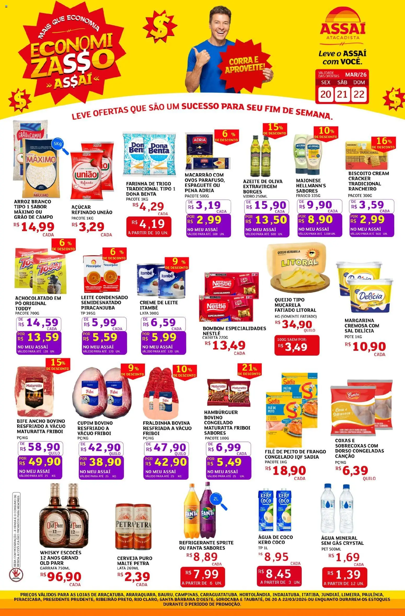 Pré-Visualização do folheto "Assaí Atacadista ofertas - SP" da loja Assaí Atacadista válido a partir de 20/03/2026