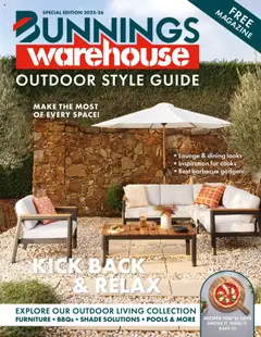 Preview of catalogue Outdoor Style Guide from shop Bunnings Warehouse valid 25 Aug 2025