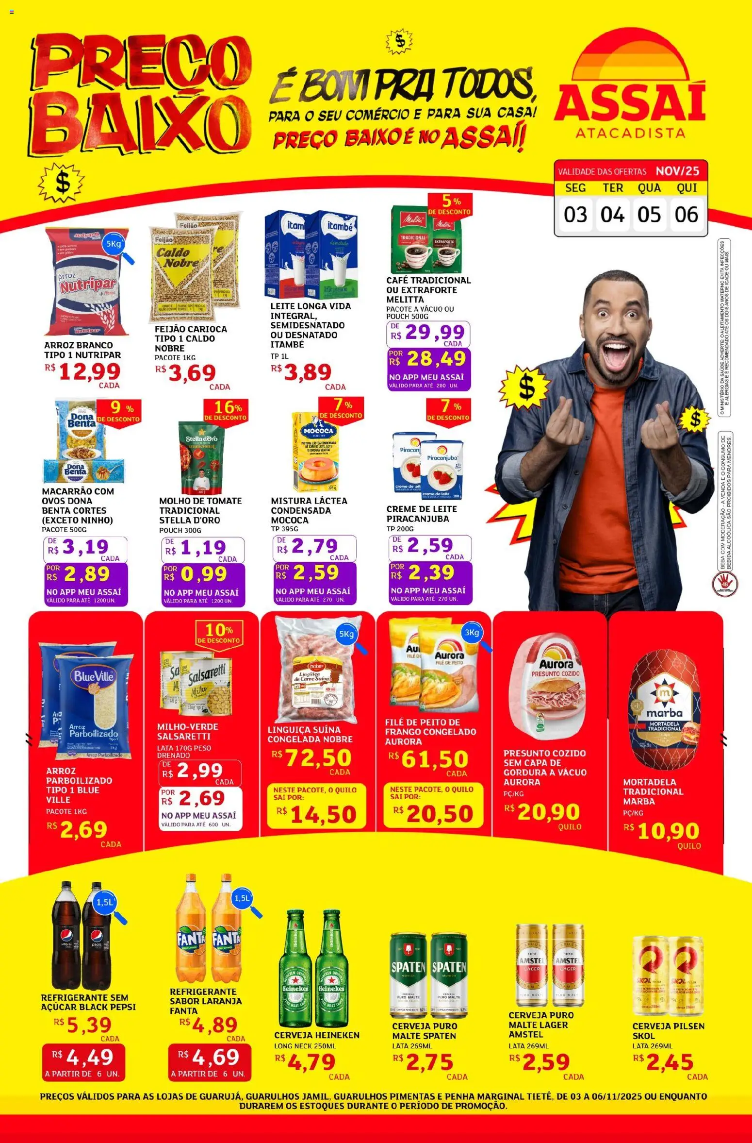 Pré-Visualização do folheto "Encarte - SP" da loja Assaí Atacadista válido a partir de 03/11/2025