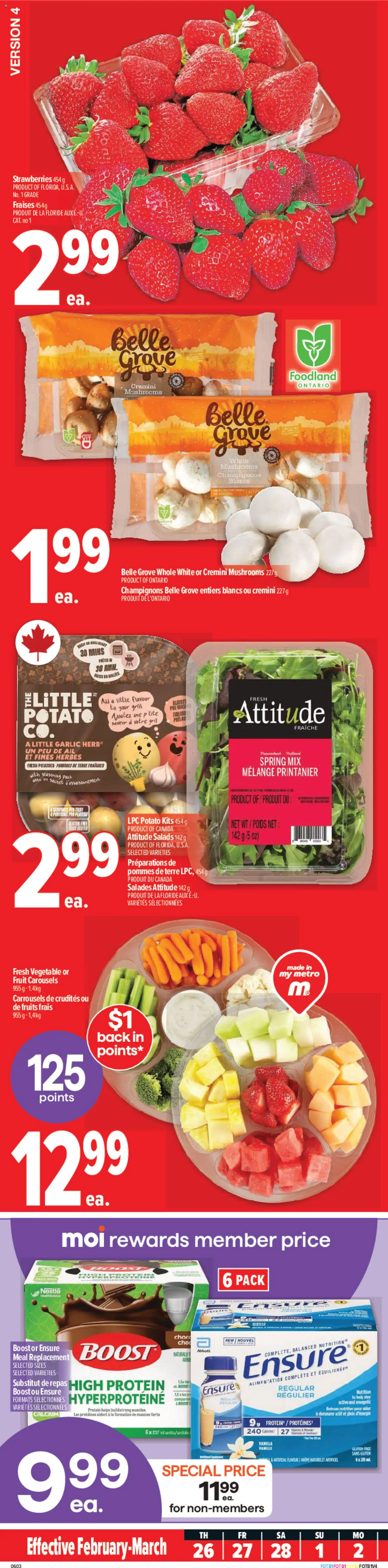 Preview of leaflet Trois-Pistoles from shop Metro is valid from Feb 26, 2026