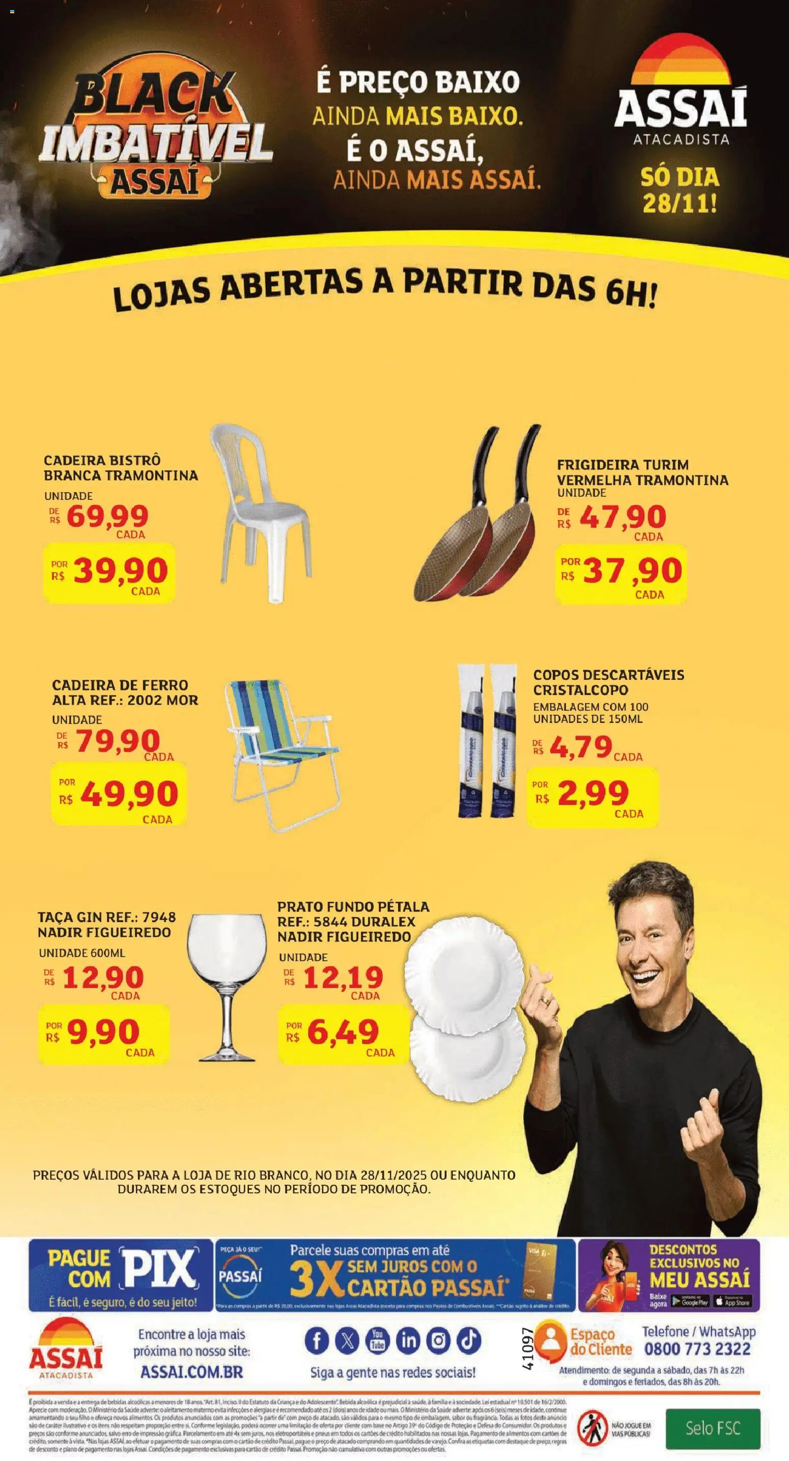 Pré-Visualização do folheto "Encarte - AC" da loja Assaí Atacadista válido a partir de 28/11/2025