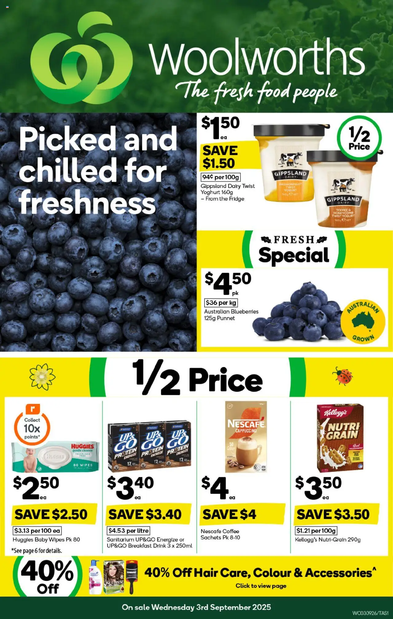 Woolworths catalogue valid from 03/09/2025 - page 1
