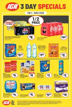 Preview of catalogue IGA 3 day special NT/WA from shop IGA valid 01/05/2026