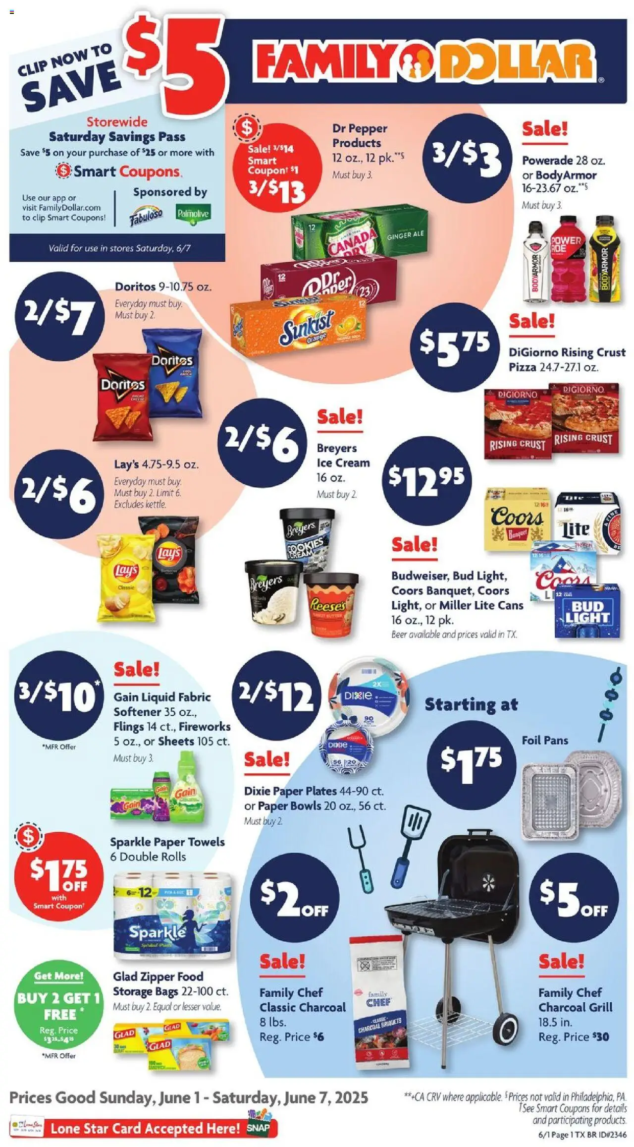 Family Dollar Weekly Ad from 06/01/2025 - Flyer - Page number 1