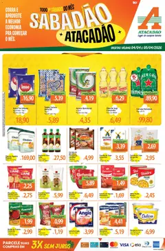 Pré-Visualização do folheto "Atacadão ofertas - MT" da loja Atacadão válido a partir de 04/04/2026