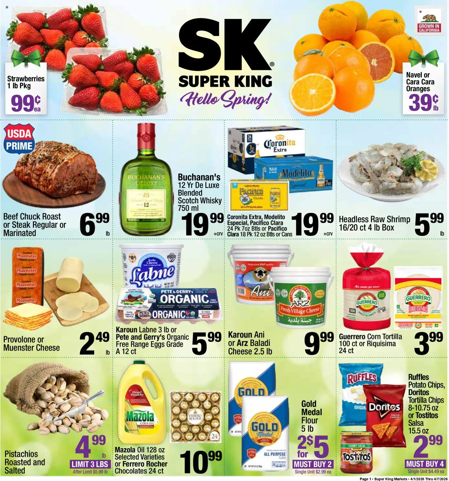 Ad Preview of Super King Super King Weekly Ad from 04/01/2026