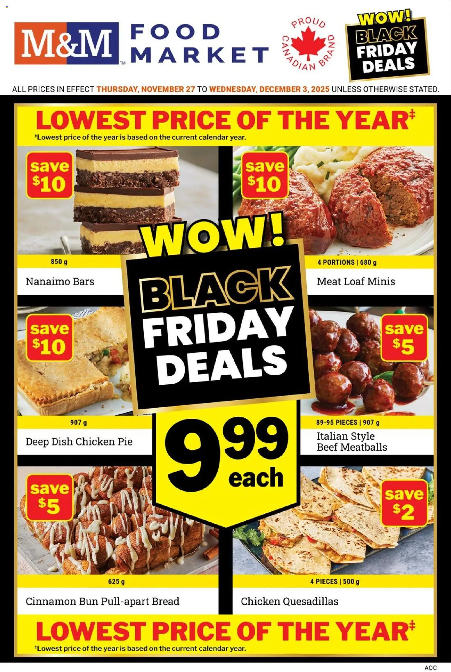 Preview of leaflet Black Friday from shop M&M Food Market is valid from Nov 27, 2025