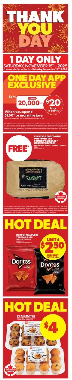 Preview of leaflet Weekly Flyer - MB from shop Real Canadian Superstore is valid from Nov 13, 2025