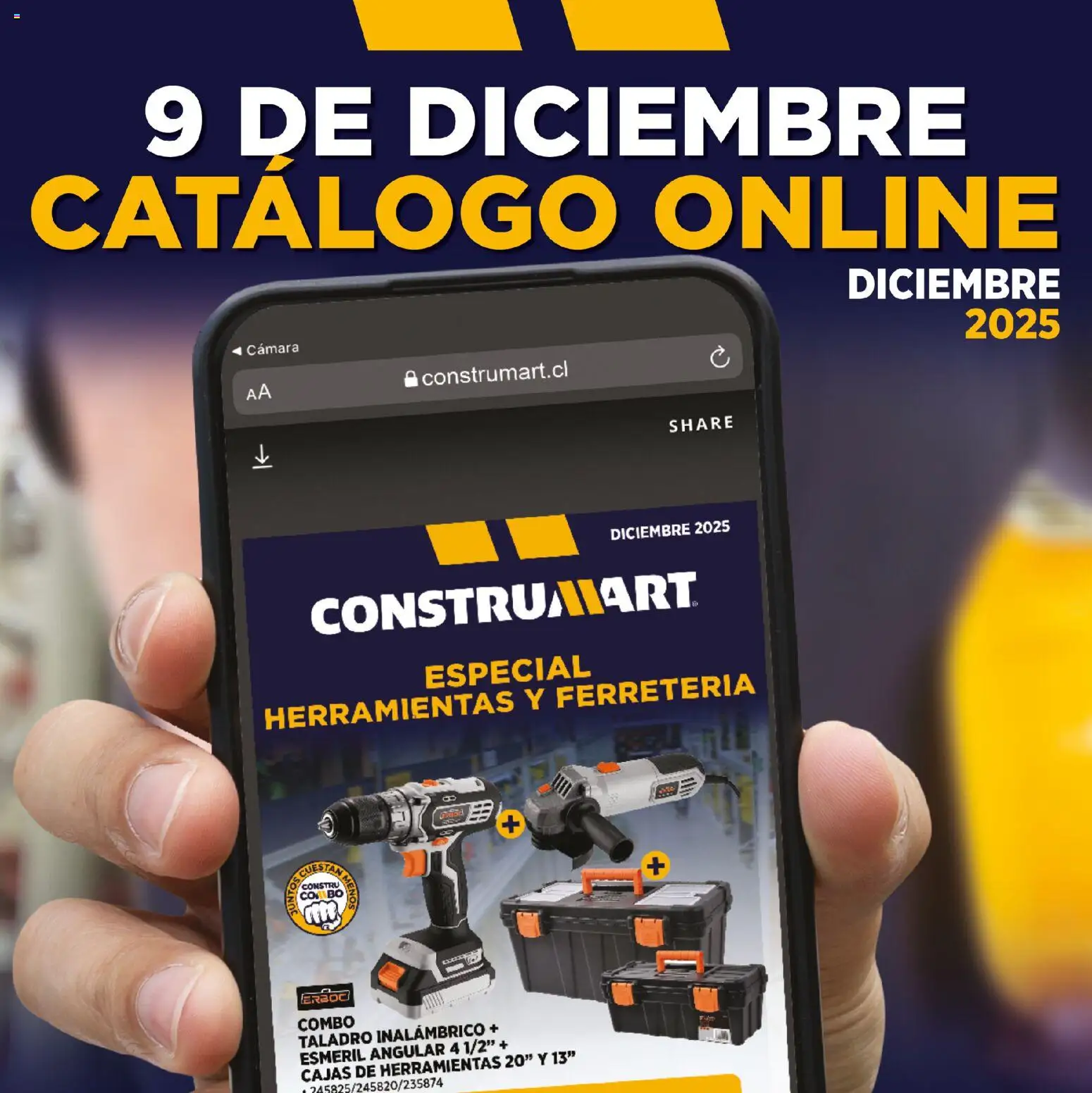 Folleto de la tienda Construmart válido desde el 09.12.2025 