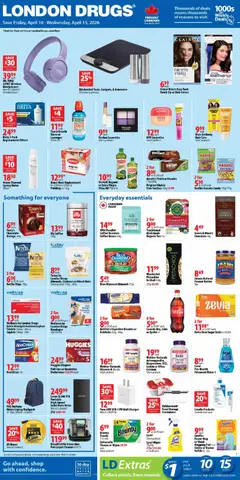 Preview of leaflet London Drugs weekly flyer / circulaire from shop London Drugs is valid from Apr 10, 2026