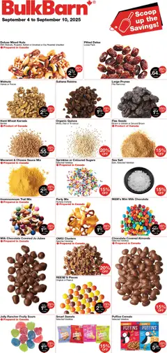 Preview of leaflet Weekly flyer from shop Bulk Barn is valid from Sep 04, 2025