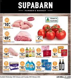 Preview of catalogue Catalogue from shop Supabarn valid 18/02/2026