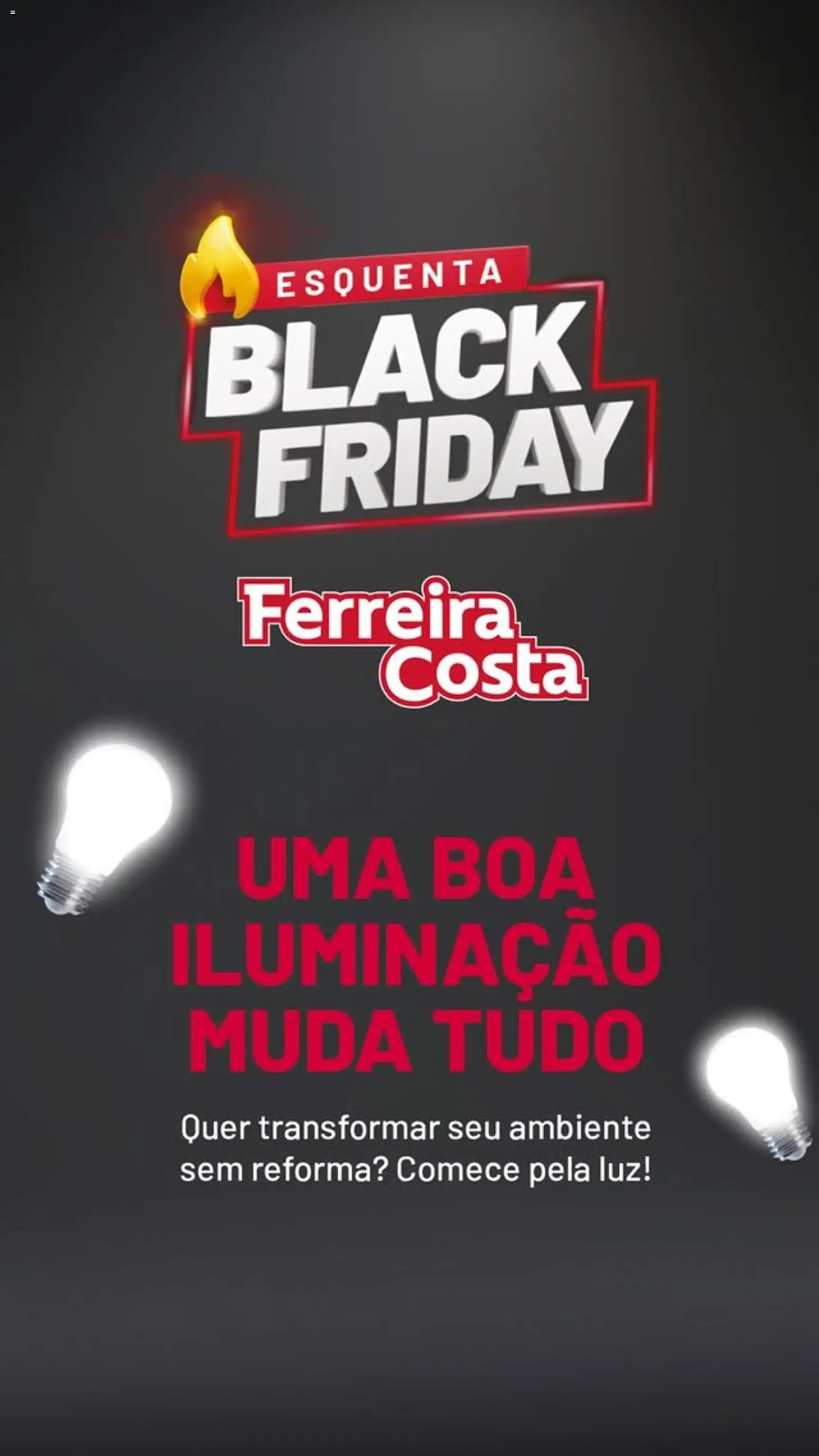 Ferreira Costa folheto "Black Friday" válido a partir de 22/10/2025 - número de página 1