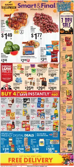 Ad Preview of Smart & Final Weekly Ad from 10/28/2025