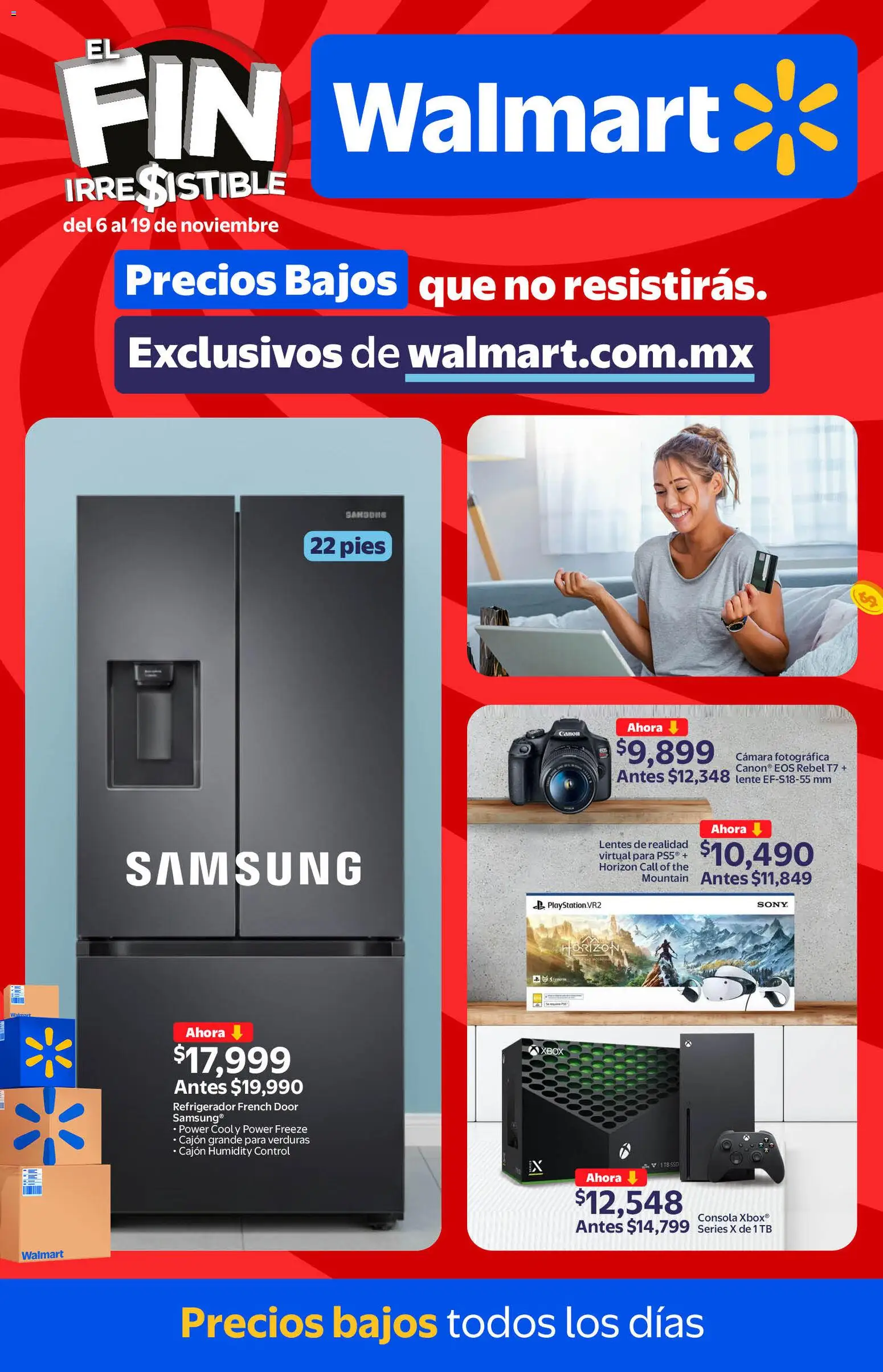 Vista previa las ofertas de la tienda Walmart - Buen Fin desde el 06/11/2025 
