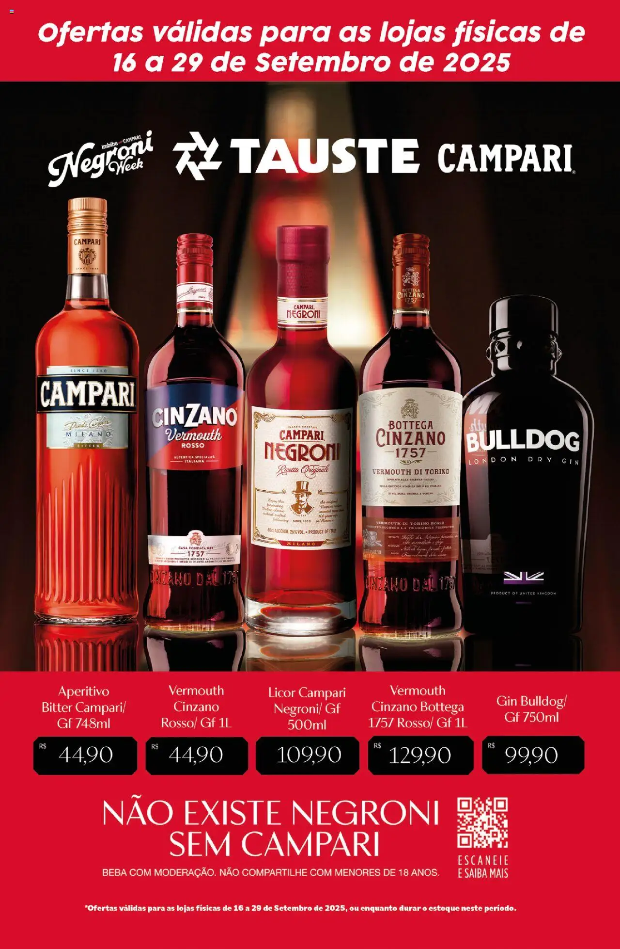Tauste folheto "Ofertas Especial Campari" válido a partir de 16/09/2025 - número de página 1