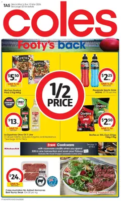 Preview of catalogue Coles catalogue TAS from shop Coles valid 04/03/2026