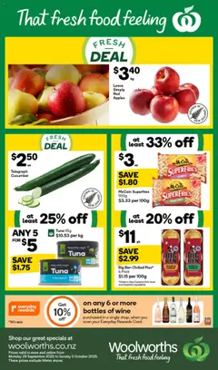Preview of catalogue Catalogue North Island from shop Woolworths valid 29 Sept 2025