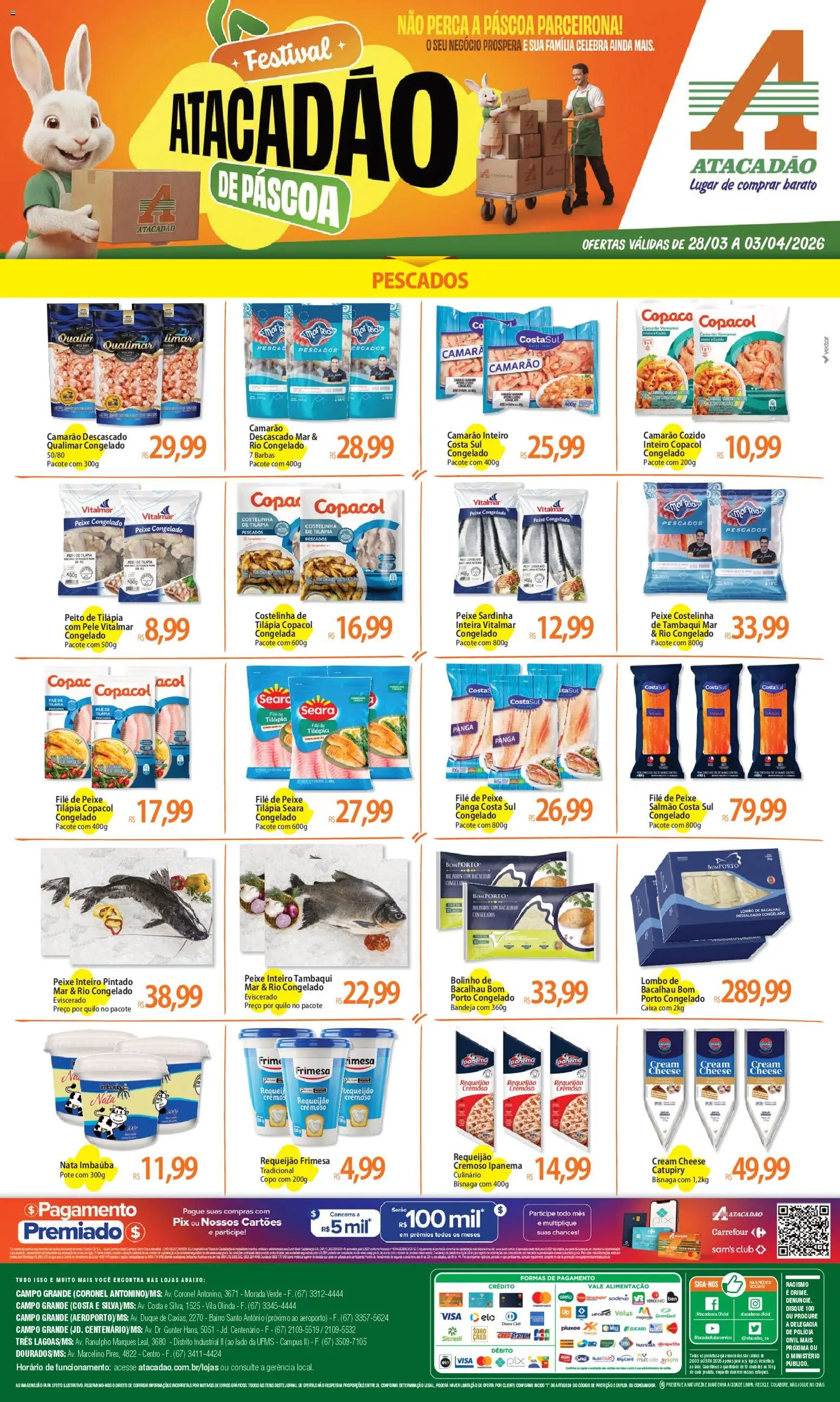 Pré-Visualização do folheto "Atacadão ofertas - MS" da loja Atacadão válido a partir de 28/03/2026