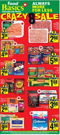 Un aperçu du dépliant Food Basics weekly flyer - Ajax du magasin Food Basics est valide à partir 16 avr. 2026