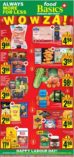 Preview of leaflet Ajax, Westney Road North 475 from shop Food Basics is valid from Aug 28, 2025
