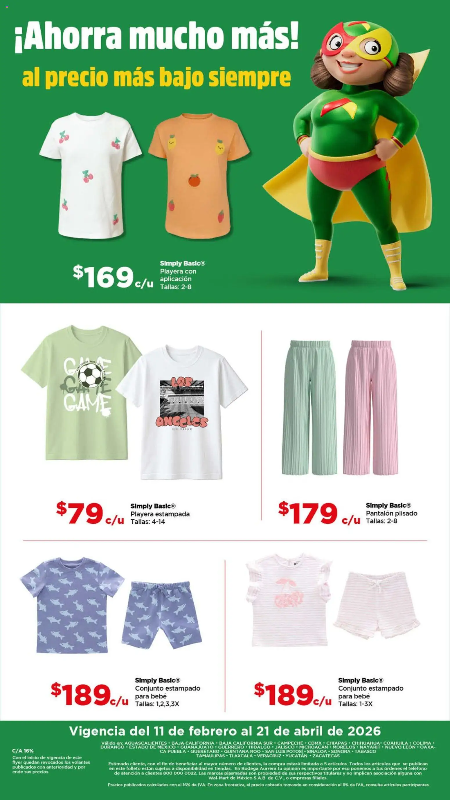 Vista previa las ofertas de la tienda Bodega Aurrerá - Folleto Ahorra mucho más desde el 11/02/2026 