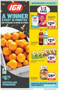 Preview of catalogue IGA catalogue NT from shop IGA valid 22/04/2026