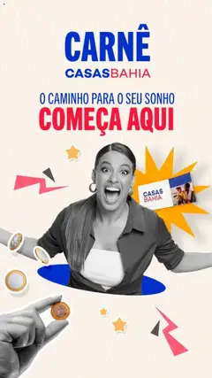Pré-Visualização do folheto "Promoções" da loja Casas Bahia válido a partir de 20/10/2025