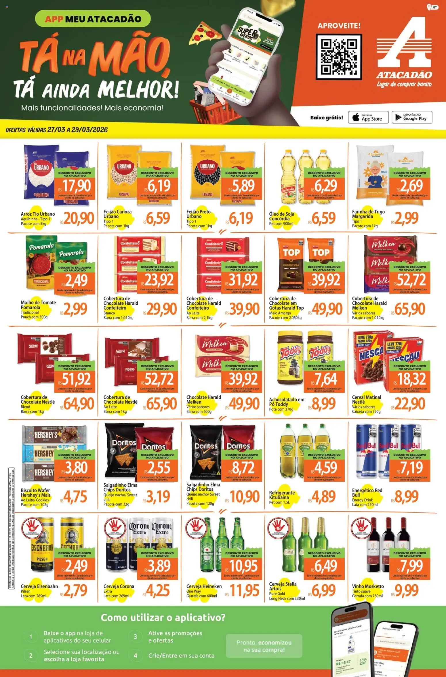 Pré-Visualização do folheto "Atacadão ofertas - MT" da loja Atacadão válido a partir de 27/03/2026