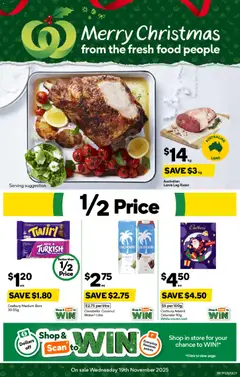 Preview of catalogue Weekly Specials Catalogue QLD from shop Woolworths valid 19/11/2025