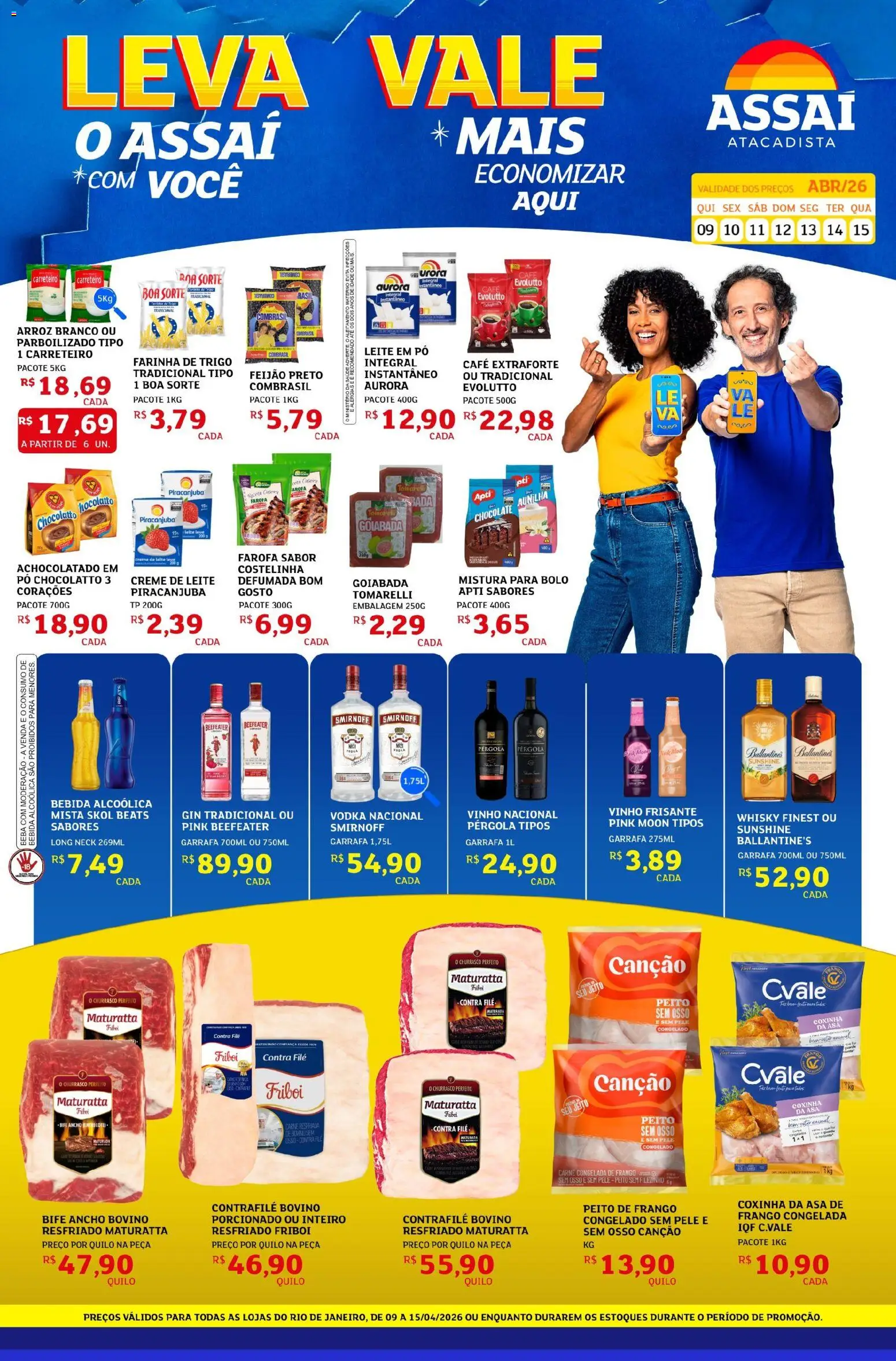 Pré-Visualização do folheto "Assaí Atacadista ofertas - RJ" da loja Assaí Atacadista válido a partir de 09/04/2026