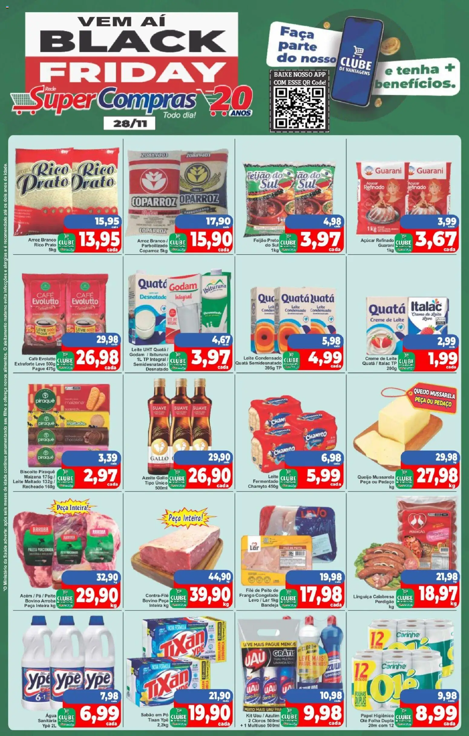 Pré-Visualização do folheto "Black Friday" da loja Rede Super Compras válido a partir de 24/11/2025