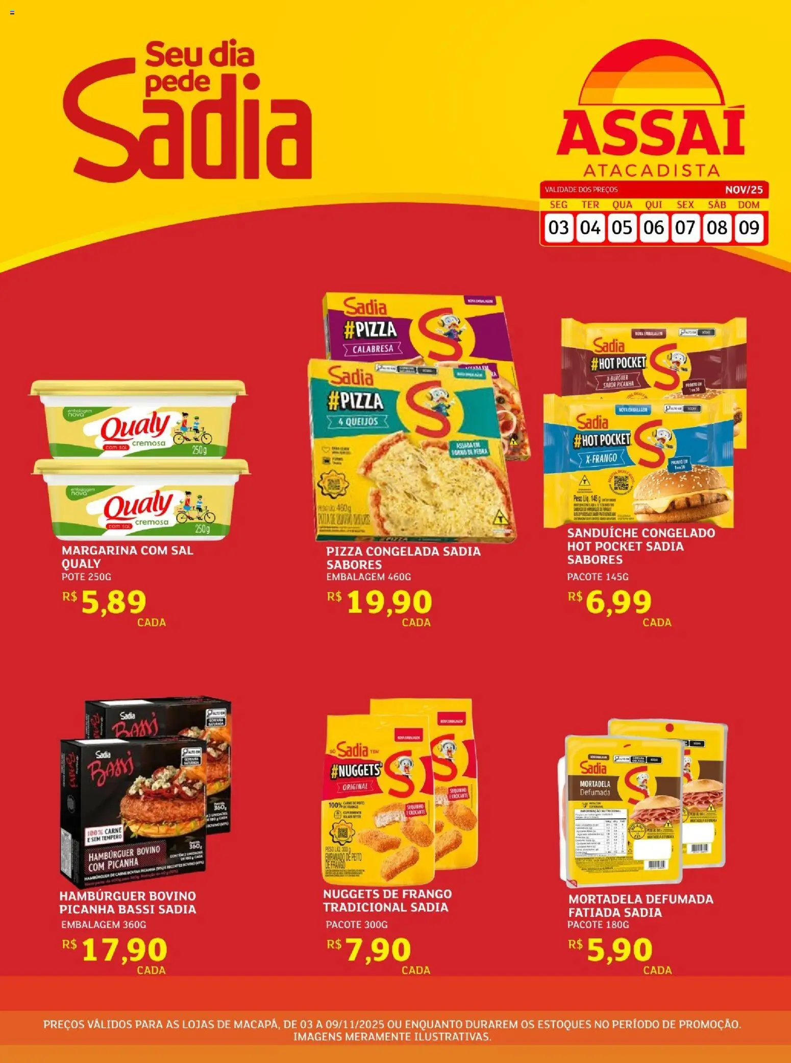 Pré-Visualização do folheto "Encarte - AP" da loja Assaí Atacadista válido a partir de 03/11/2025