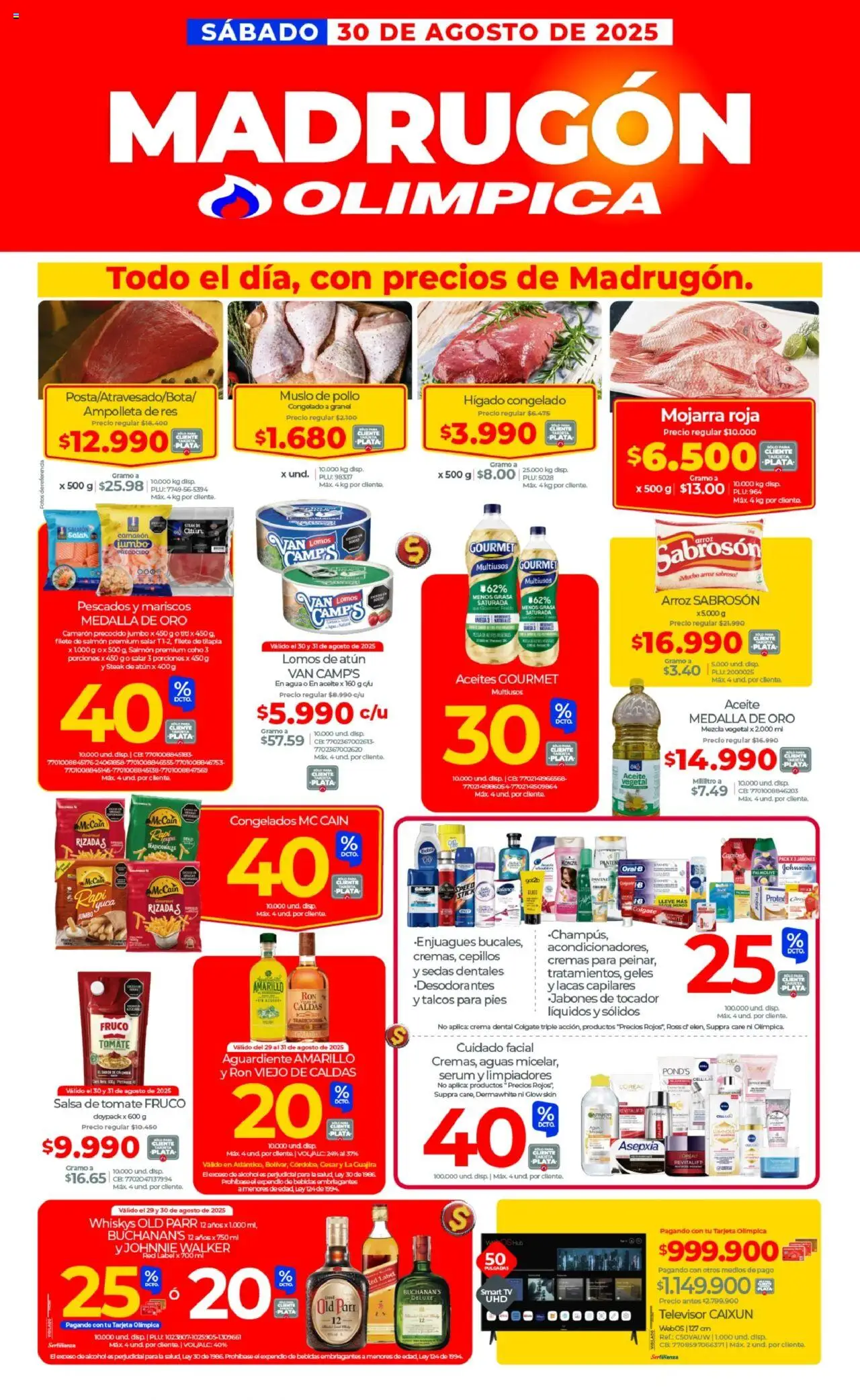 Olímpica Catálogo: 30/08/2025 - 30/08/2025 > Últimas Ofertas pagina numero 1