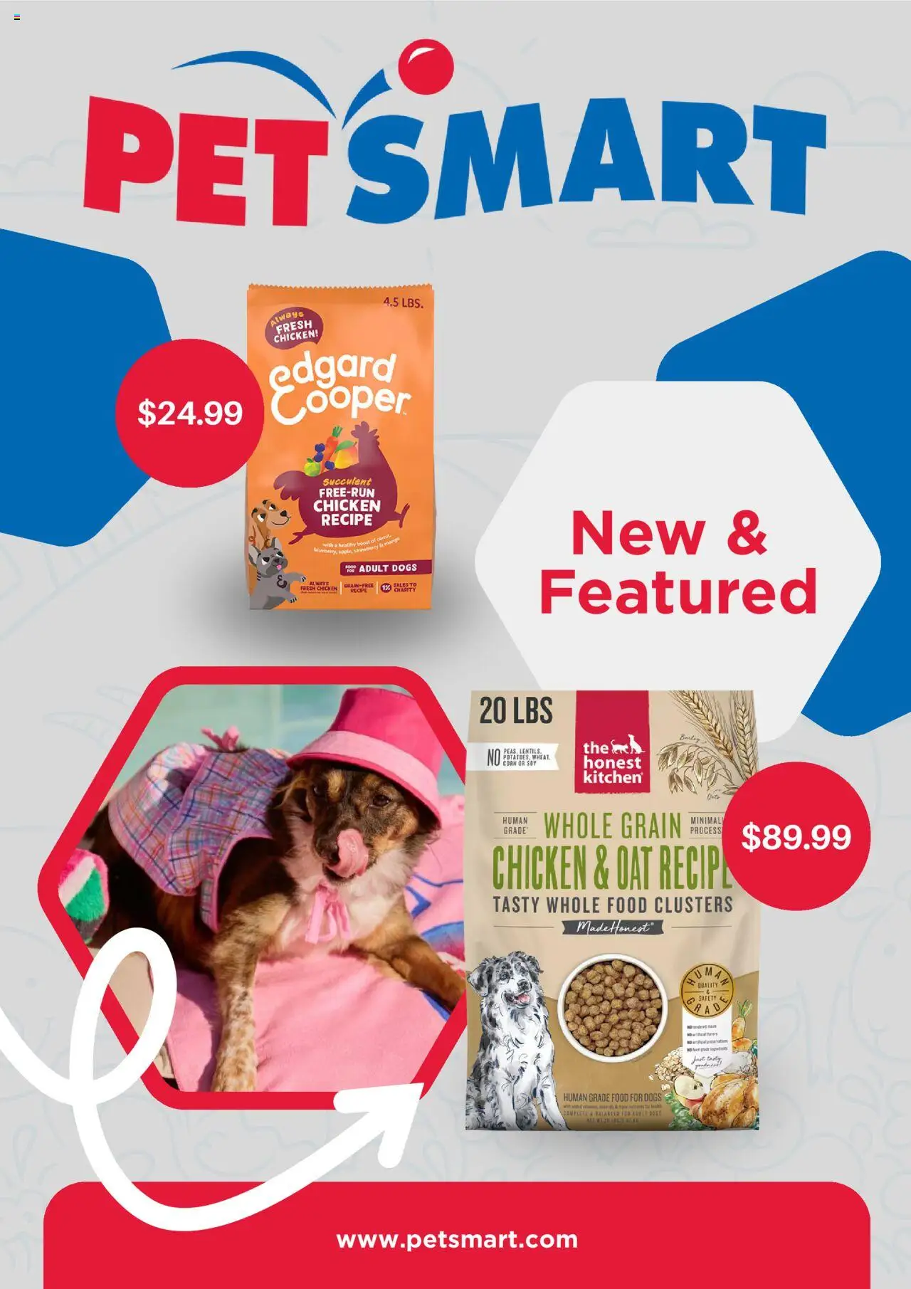 Petsmart Weekly Ad from 08/01/2025 - Flyer - Page number 1 - Mango, Corn, Carrots, Chicken