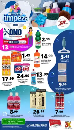 Pré-Visualização do folheto "Ofertas Especial Limpeza" da loja São Judas Tadeu válido a partir de 15/10/2025
