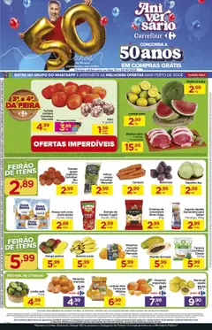Pré-Visualização do folheto "Ofertas Feira" da loja Carrefour válido a partir de 21/10/2025
