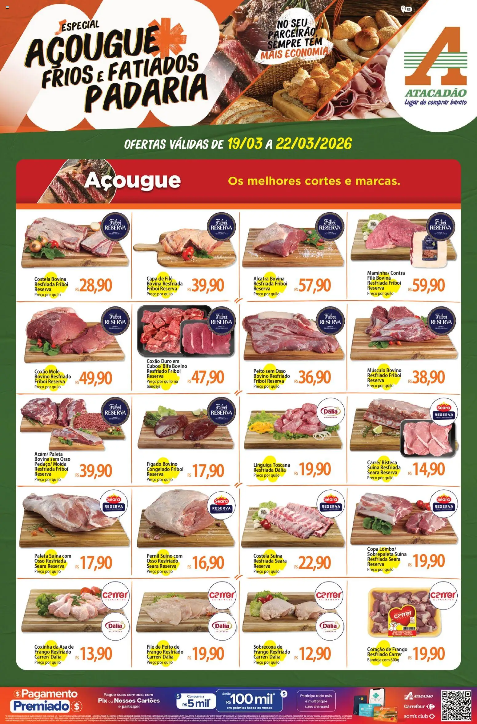 Pré-Visualização do folheto "Atacadão ofertas - RS" da loja Atacadão válido a partir de 19/03/2026