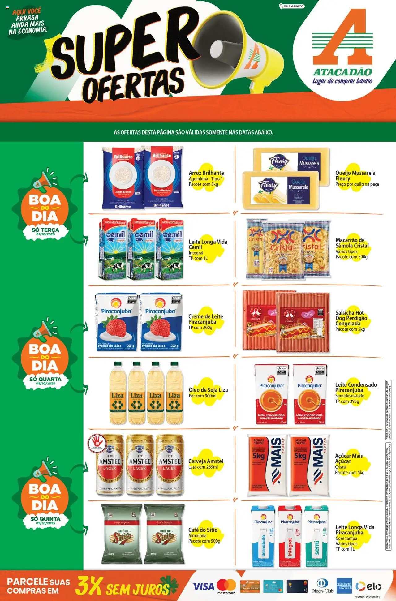 Atacadão folheto "Ofertas - GO" válido a partir de 07/10/2025 - número de página 1