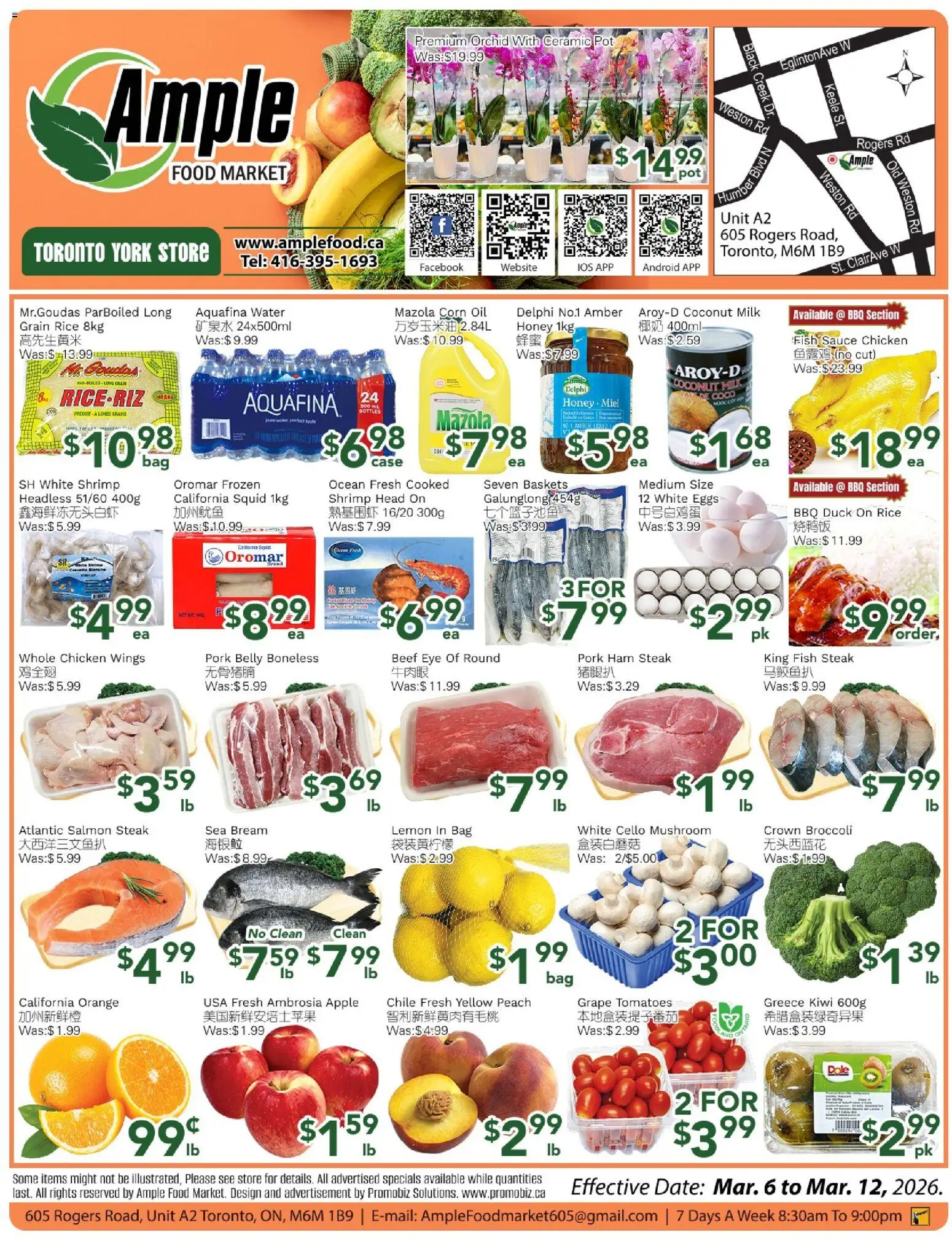 Preview of leaflet Ample Food Market - Weekly flyer Toronto York from shop Ample Food Market is valid from Mar 06, 2026