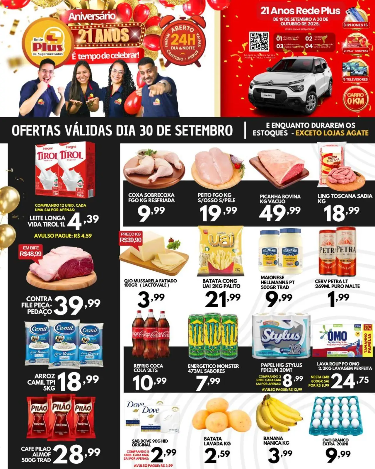 Rede Plus Supermercados folheto "Ofertas da semana" válido a partir de 30/09/2025 - número de página 1
