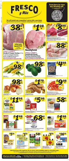 Ad Preview of Fresco y Más Weekly Ad from 11/12/2025 | Page: 1