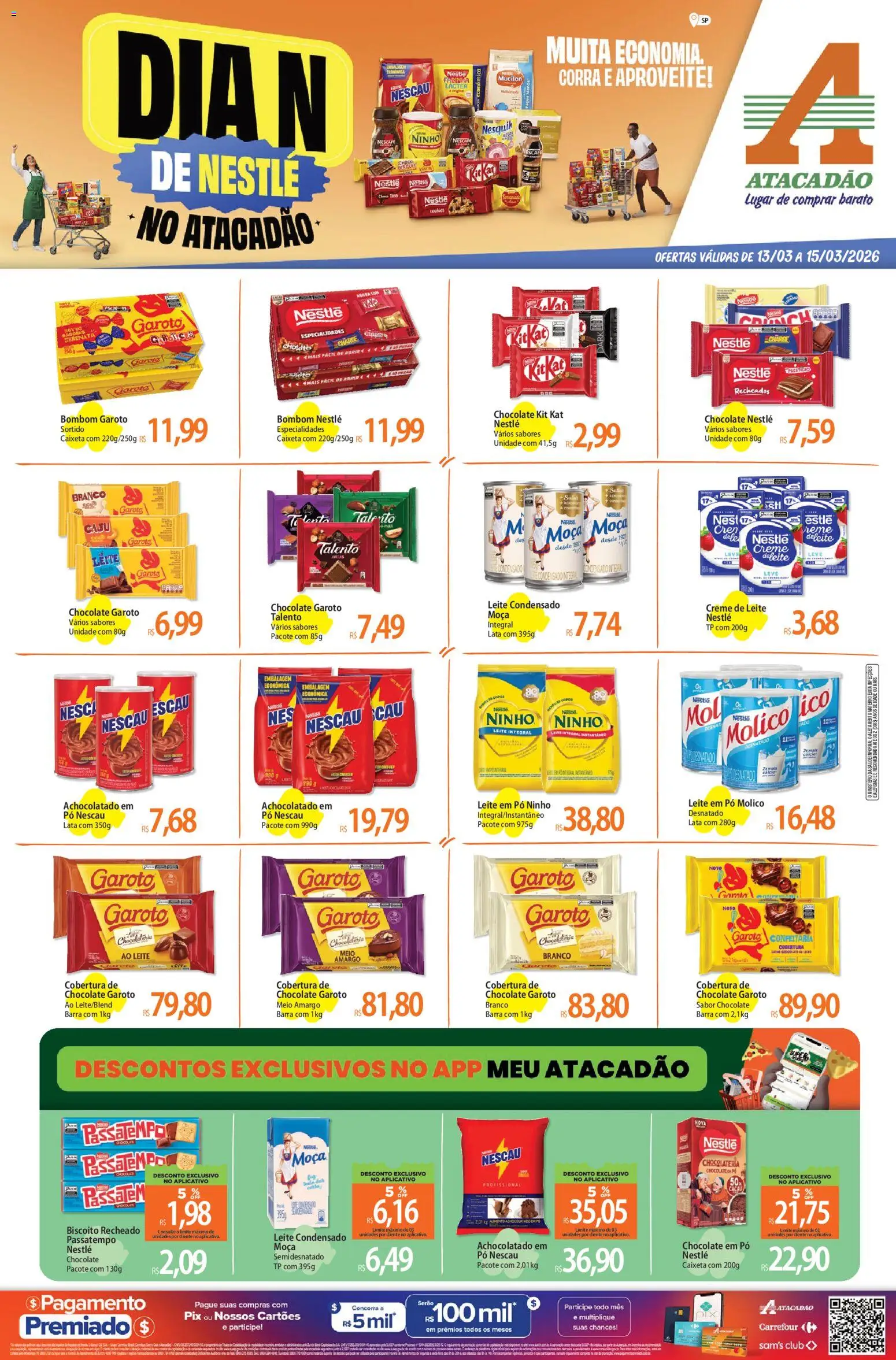 Pré-Visualização do folheto "Atacadão ofertas - SP" da loja Atacadão válido a partir de 13/03/2026