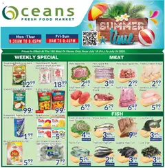 Preview of leaflet Weekly flyer / circulaire from shop Oceans is valid from Jul 18, 2025