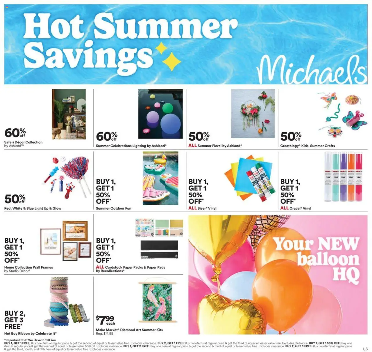 Michaels flyer valid from Jun 16, 2025 - page number 1 - Thé