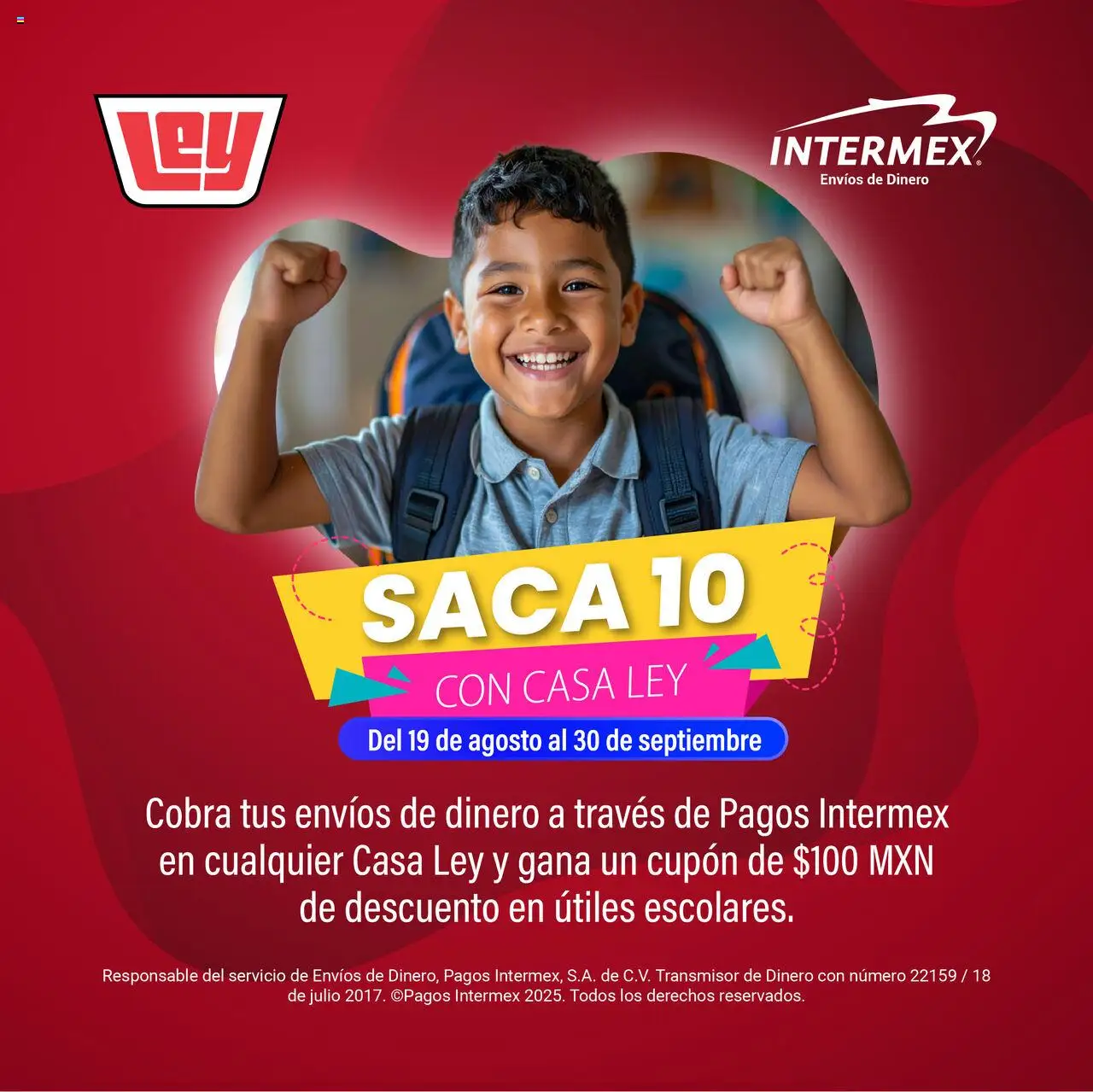 Folleto Campaña Remesas Casa Ley y sus promociones válidas desde el 19/08/2025 - Número de página 1